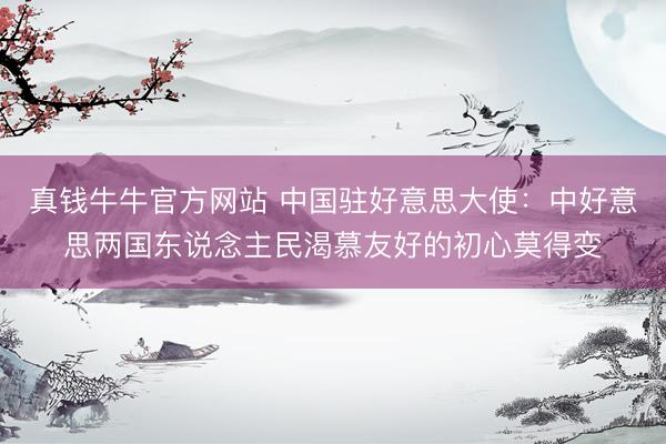真钱牛牛官方网站 中国驻好意思大使:中好意思两国东说念主民渴慕友好的初心莫得变